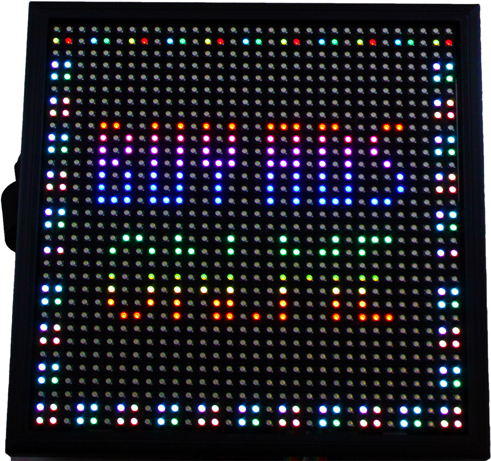 The Adshirt display, a high resolution LED matrix